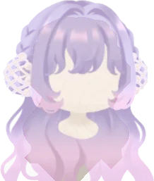 ツインシニヨンロングヘアの画像