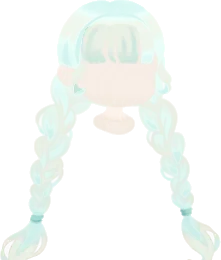 ウィンターグリーンの三つ編みの画像