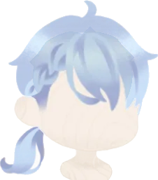 ウィンターブルーのアレンジヘアの画像
