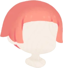 ファッショナブルピンクボブの画像