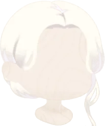 気品漂うホワイトヘアの画像