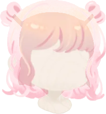 ときめきピンクハートシニョンの画像