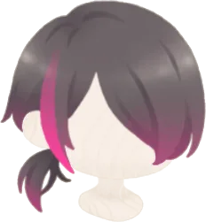 ふんわりブラウンメッシュヘアの画像