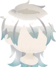 外はねシルバーグラデヘアの画像