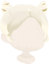 鬼角お団子ヘアの画像