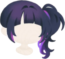 ネオンメッシュサイドテールの画像