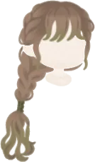 アレンジ三つ編みウェーブヘアの画像