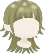 外はね水草シルエットヘアの画像