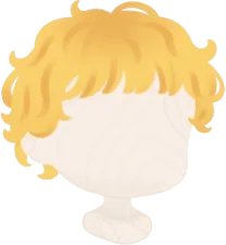 カーリーマッシュヘアの画像