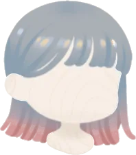 ときめくパステルツートーンボブの画像