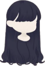 誇らしげな魔女ロングヘアの画像