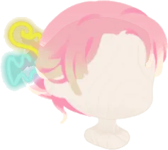 ネオンカンザシお団子ヘアの画像