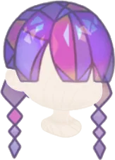 きらめくステンドグラスヘアの画像