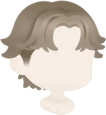 ルーズセンターパートヘアの画像