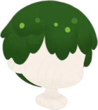 苔のようなショートヘアの画像