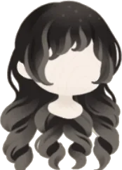 セビア色の螺旋ヘアの画像