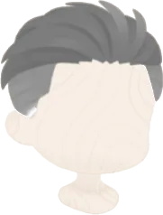 スリックバックヘアの画像