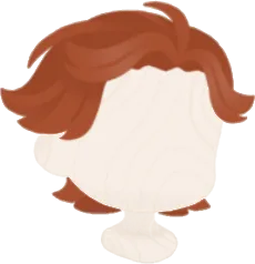 レディッシュブラウンショートの画像