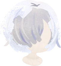月下美人の銀髪の画像