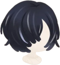 月下美人の黒髪の画像