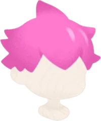 ネオンマゼンタシャープヘアの画像