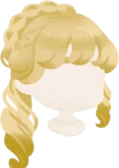 天使の編み込みロールヘアの画像