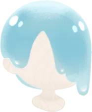 ぷるんとブルーゼリーヘアの画像