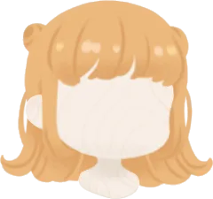 くつろぎハーフツインヘアの画像