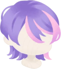いたずらっ子のメッシュヘアの画像