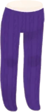 ケーブル編みのタイツの画像