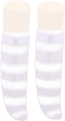 モコモコボーダーソックスの画像