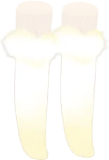 ふわふわが付いた妖精のニーハイの画像