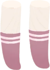 ラインピンクソックスの画像