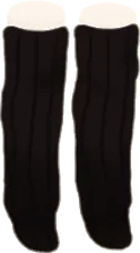 もこもこハイソックス・黒の画像