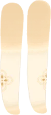 金模様の白いタイツの画像