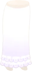 レースフリルペチコートの画像