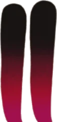 レッドグラデーションタイツの画像