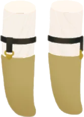 ガーター付きソックス・黄緑の画像
