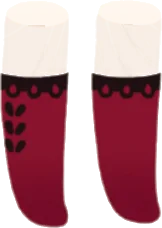 レースソックス・チェリーレッドの画像
