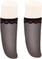 レースソックス・ブラックの画像