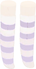 パープルボーダーソックスの画像