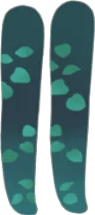 グリーン柄タイツの画像