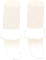 シンプルなフリルソックスの画像