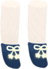 おねむなソックス・青の画像