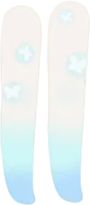 春の蝶柄タイツの画像