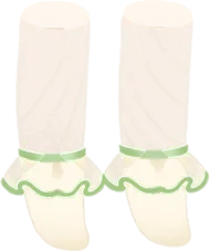 チュールフリル付きソックスの画像