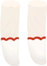 赤いライン靴下の画像