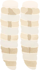 ふわもこルームソックス・ボーダーの画像