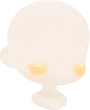 明かりに照らされた頬の画像