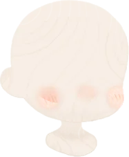 はにかむ花嫁のチークの画像